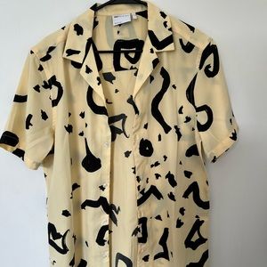 ASOS button down print shirt